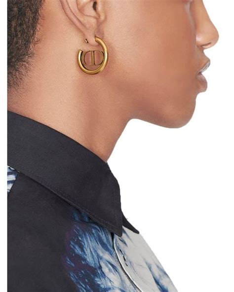 butterfly dior earrings|christian dior hoop earrings.